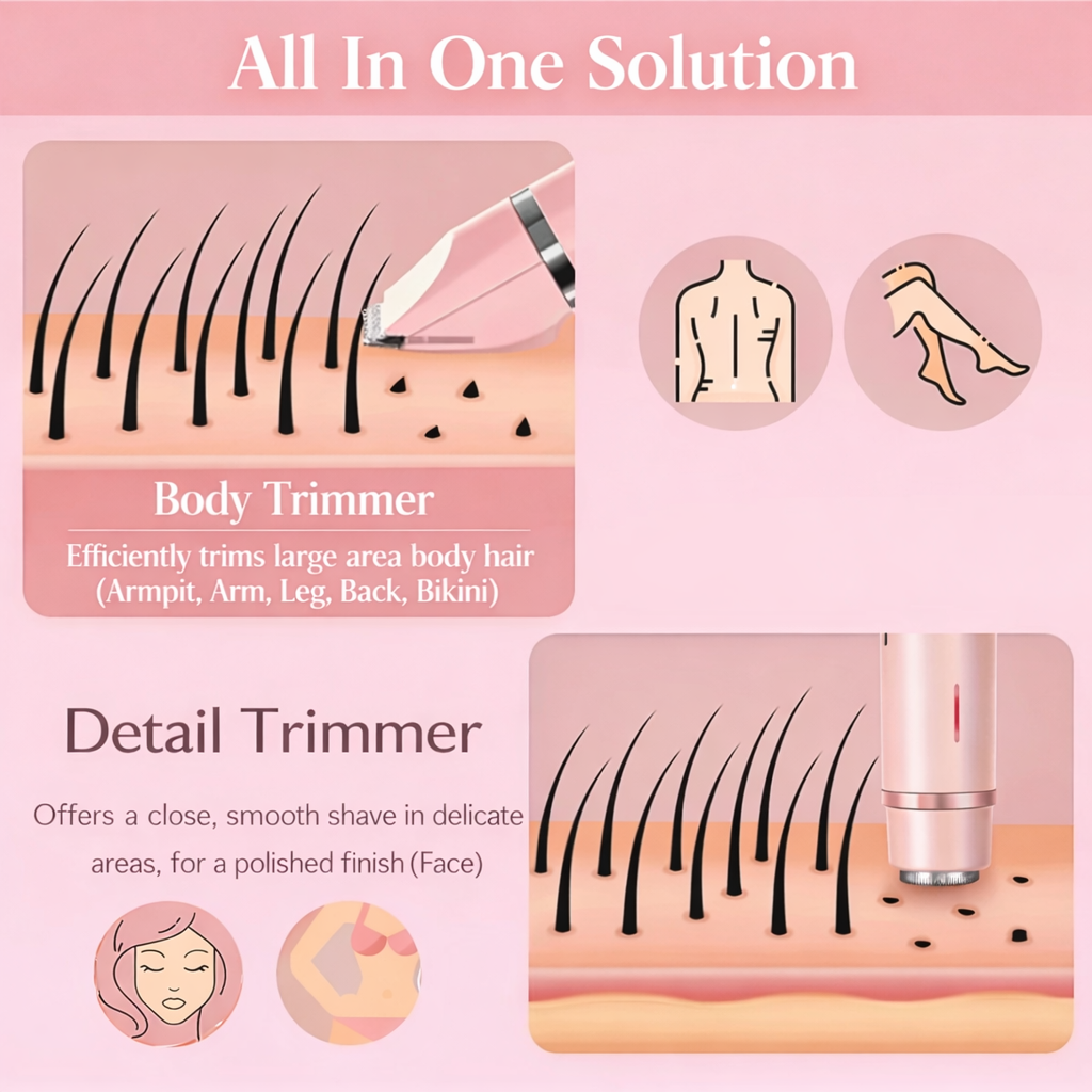 Wondera 2in1 Shaver & Bikini Trimmer