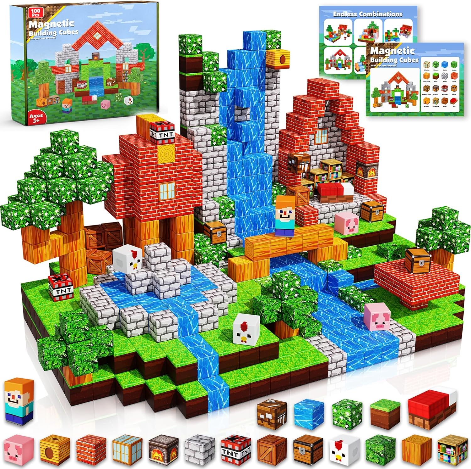 Wondera™ Magnetic Building Cube