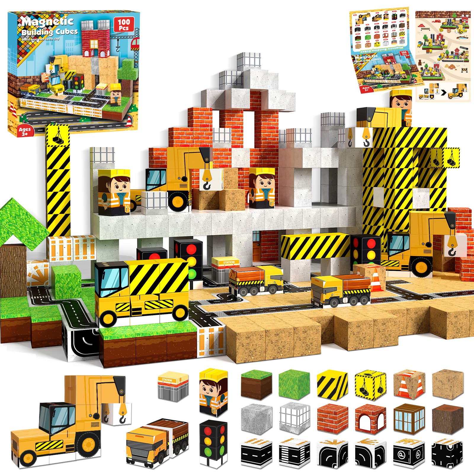 Wondera™ Magnetic Building Cube